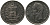 Венесуэла 2 боливара 1989 Combinations : 2 + B, Werdohl Metalworks KM 43a.2 сталь плакированная никелем 4529-211