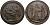 Франция медаль-плакетка ND Генрих III (1551-1589), диаметр 134 мм.  бронза    8-1-07-01