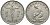 БЕЛЬГИЯ 1 ФРАНК 1930 BELGIQUE KM 89 никель 51-2112