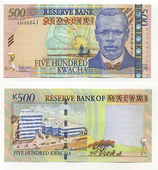 МАЛАВИ 500 КВАЧА 2005 Pick 56a бумага UNC (ПРЕСС) 6283-31-1