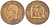 Франция 5 сантимов 1856 A, Наполеон III (1852-1870) KM 777.1, Le Franc 116.30 бронза 108-441