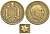 ИСПАНИЯ 1 ПЕСЕТА 1947 (51) ФРАНСИСКО ФРАНКО ДИКТАТОР ИСПАНИИ (1939-1975) KM 775 алюминиевая бронза 3856-111