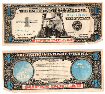 США 1 доллар ND (1957) Супер доллар, сувенирная банкнота бумага 6207-20-1