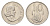ЮАР 10 центов 1966 Ян ван Рибек (1619-1677), Suid Africa, легенда на африкаанс, цветок алоэ KM 68.2 никель 4694-561