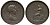 Великобритания 1 пенни 1806 Георг III (1760-1820) KM 663, Spink 3780 медь 1524-322
