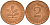 ФРГ 2 пфеннига 1995 F J.381a, KM 106a сталь плакированная медью    4598-937