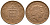 Великобритания 1 пенни 2000 Елизавета II (1952-2022) KM 986, Spink 4710 (B5) сталь плакированная медью 3999-755