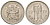 Родезия 2 1/2 цента 1970 Елизавета II (1952-2022) KM 11 медно-никель UNC 4617-141