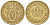 Дания 1 крона 1925 HCN; GJ, Кристиан X (1912-1947) KM 824.1 алюминиевая бронза 212-942