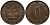 ФРГ 1 пфенниг 1950 J KM 105, J.380 сталь плакированная медью 99-249