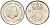 Нидерланды 25 центов 1971 Юлиана (1949-1980) KM 183 никель    4174-658