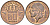 БЕЛЬГИЯ 50 САНТИМОВ 1976 BELGIQUE, БОДУЭН I (1951-1993) KM 148.1 бронза UNC 3996-1237