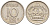 Швеция 10 эре 1953 TS, Густав VI Адольф (1950-1973) KM 823 серебро 4147-863