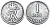 Дания 1 эре 1961 С. S, Фредерик IX (1947-1972) КМ 839.2 цинк    4169-165