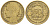ФРАНЦИЯ 50 САНТИМОВ 1933 CLOSED 9 KM 894.1 алюминиевая бронза 3309-1031