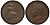 Великобритания 1/2 пенни 1827 Георг IV (1820-1830) KM 692, Spink 3824 медь 1524-1324