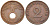 ГЕРМАНИЯ 2 РЕЙХСПФЕННИГА 1938 F KM 90, J. 362 бронза 261-927