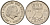 Нидерланды 25 центов 1974 Юлиана (1949-1980) KM 183 никель    4598-513