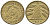 ГЕРМАНИЯ 5 РЕНТЕНПФЕННИГОВ 1924 A KM 32, J. 308 алюминиевая бронза 39-445