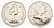 Канада 25 центов 1982 Елизавета II (1952-2022), олень KM 74 никель PROOF-LIKE (BU) 413-4215
