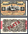 Куба 5 песо 1896 Испанская Администрация, надпечатка PLATA Pick 48 b бумага 402-68-2-1