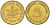ФРГ 5 ПФЕННИГОВ 1991 G KM 107, J. 382 сталь плакированная латунью 4181-1034