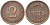 Германия 2 рейхспфеннига 1924 А KM 38, J. 314 бронза 4589-122
