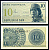 Индонезия 10 сенов 1964 девушка волонтер Pick 92 a бумага UNC (пресс) 446-25-3