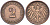 Германия 2 пфеннига 1913 D KM 16, J. 11, Weege 4 медь 4546-726