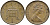 Великобритания 1 пенни 1971 Елизавета II (1952-2022) KM 915, Spink 4237 (B1) бронза 4393-251