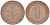 ФРГ 1 ПФЕННИГ 1980 J KM 105, J. 380 сталь плакированная медью 4181-637