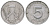 ГДР 5 пфеннигов 1952 A KM 6 алюминий 206-551