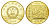 Китай 5 юаней 2001 90 лет революции KM 1364 латунь  UNC  1099-5-72