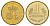 Гренландия 1 крона 1957 KM 10 алюминиевая бронза UNC 3711-2145