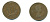 Великобритания 1/2 пенни 1954 Елизавета II (1952-2022) KM 896, Spink 4158 бронза 23-1341