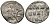 Великое Княжество Московское денга 1535-1547 Иван IV Васильевич, Тверской монетный двор, 0,34 ГР ГиК №71 серебро 00-00