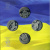 Украина набор из 4 монет по 5 гривен 2016 официальный набор госбанка Украины, 25 лет независимости Украины (Киевская Русь, Козацкая держава, Галицкое королевство, 25 лет независимости), монеты в капсулах в оригинальном картонном буклете BUNC 3-6-4-65