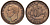Великобритания 1/2 пенни 1940 Георг VI (1936-1952) KM 844, Spink 4115 бронза 4122-752