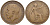 Великобритания 1 пенни 1916 Георг V (1910-1936) KM 810, Spink 4051 бронза 111-1236