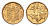ЮАР 10 центов 1995 герб, цветок алоэ KM 135 сталь плакированная бронзой UNC 4694-721