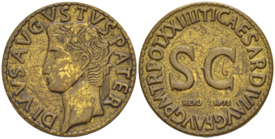 АНТИКА ЖЕТОН ND DI. VVS AVG VSTVS PATER SC желтый металл 4532-1123