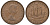 Великобритания 1/2 пенни 1964 Елизавета II (1952-2022) KM 896, Spink 4158 бронза 4146-1031