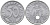 Германия 50 рейхспфеннигов 1944 G J. 372, KM 96 алюминий UNC 00-000-00