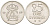 Швеция 25 эре 1969 U, Густав VI Адольф (1950-1973) KM 836 медно-никель 4516-465