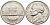 США 5 ЦЕНТОВ 1972 D, ДЖЕФФЕРСОН KM А192 медно-никель 63-434