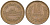 Япония 10 йен 1972 Yr. 47, Хирохито (1926-1989) KM 73a бронза 4591-831
