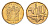 ЮАР 10 центов 1997 герб, цветок алоэ KM 161 сталь плакированная бронзой UNC 4694-733