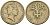 Великобритания 1 фунт 1985 Елизавета II (1952-2022) KM 941, Spink 4331 никель латунь 81-1021