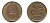 ФРГ 2 пфеннига 1971 G KM 106a, J.381a сталь плакированная медью 3999-1142