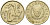Кипр 2 цента 1996 KM 54.3 никель латунь 4596-119